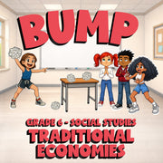 Traditional Economies BUMP Socials Game - No Prep Grade 6 Review Activity