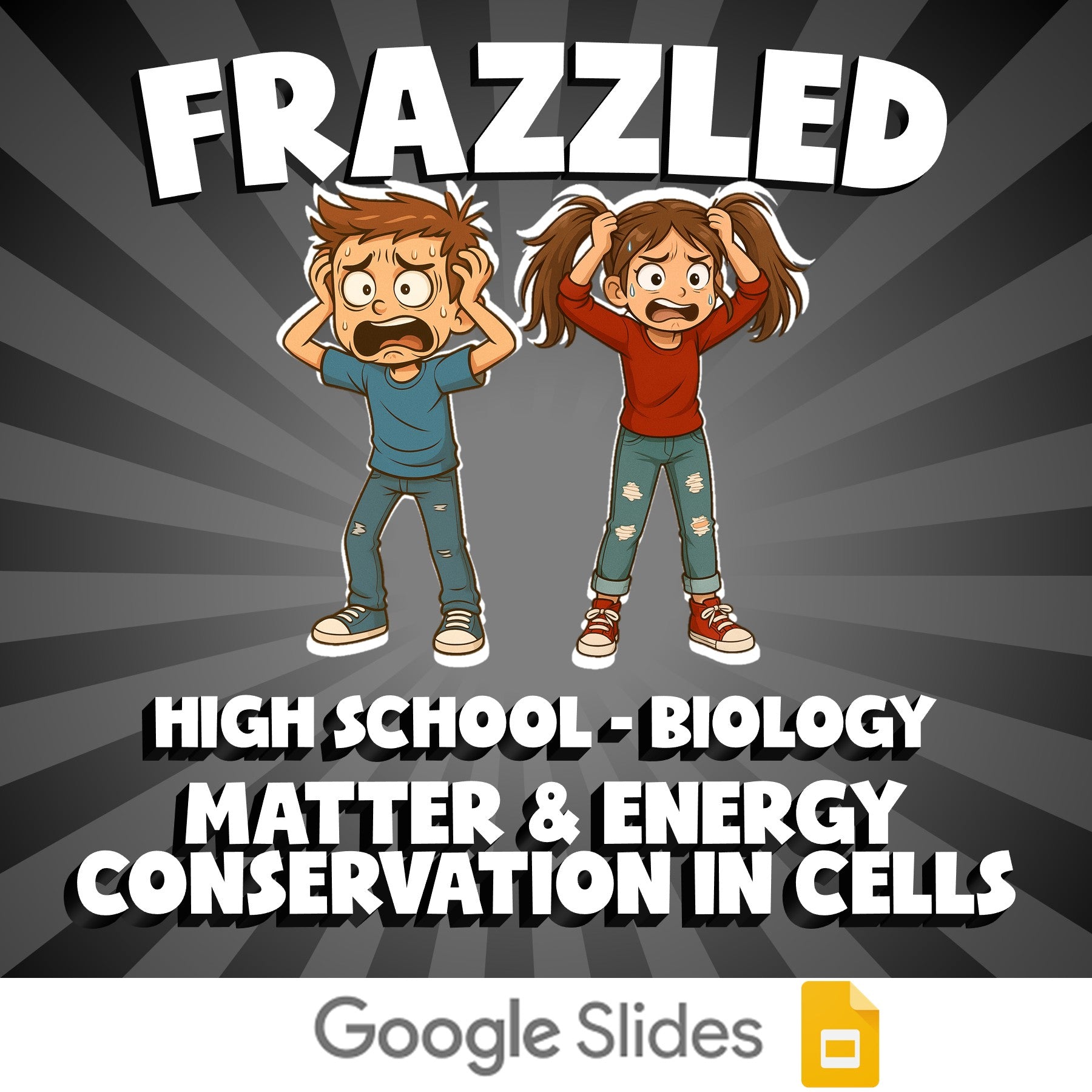 Matter & Energy Conservation in Cells FRAZZLED Science Game - No Prep Biology