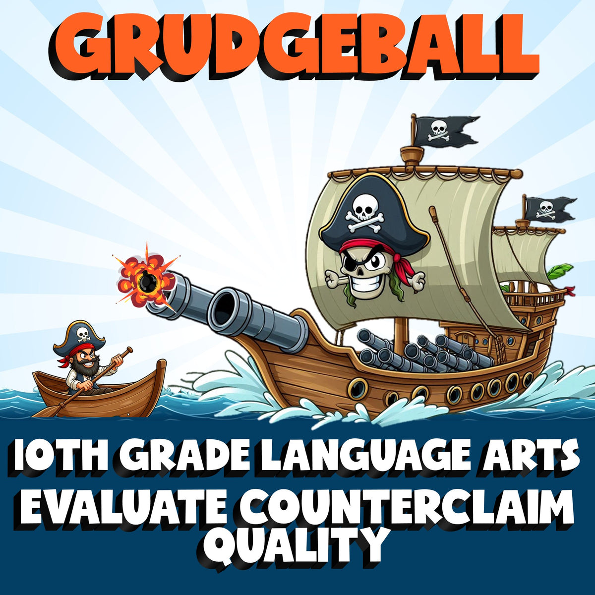 Evaluate Counterclaim Quality GRUDGEBALL ELA Game - No Prep Grade 10 Review