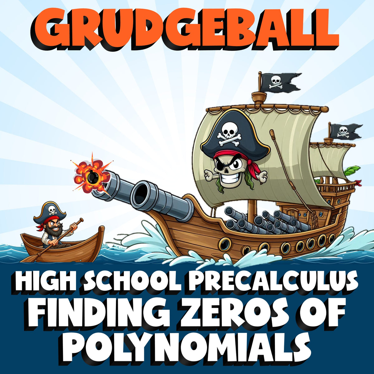 Finding Zeros of Polynomials GRUDGEBALL Math Game - No Prep PreCalculus Review