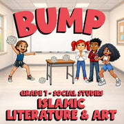 Islamic Literature & Art BUMP Socials Game - No Prep Grade 7 Review Activity