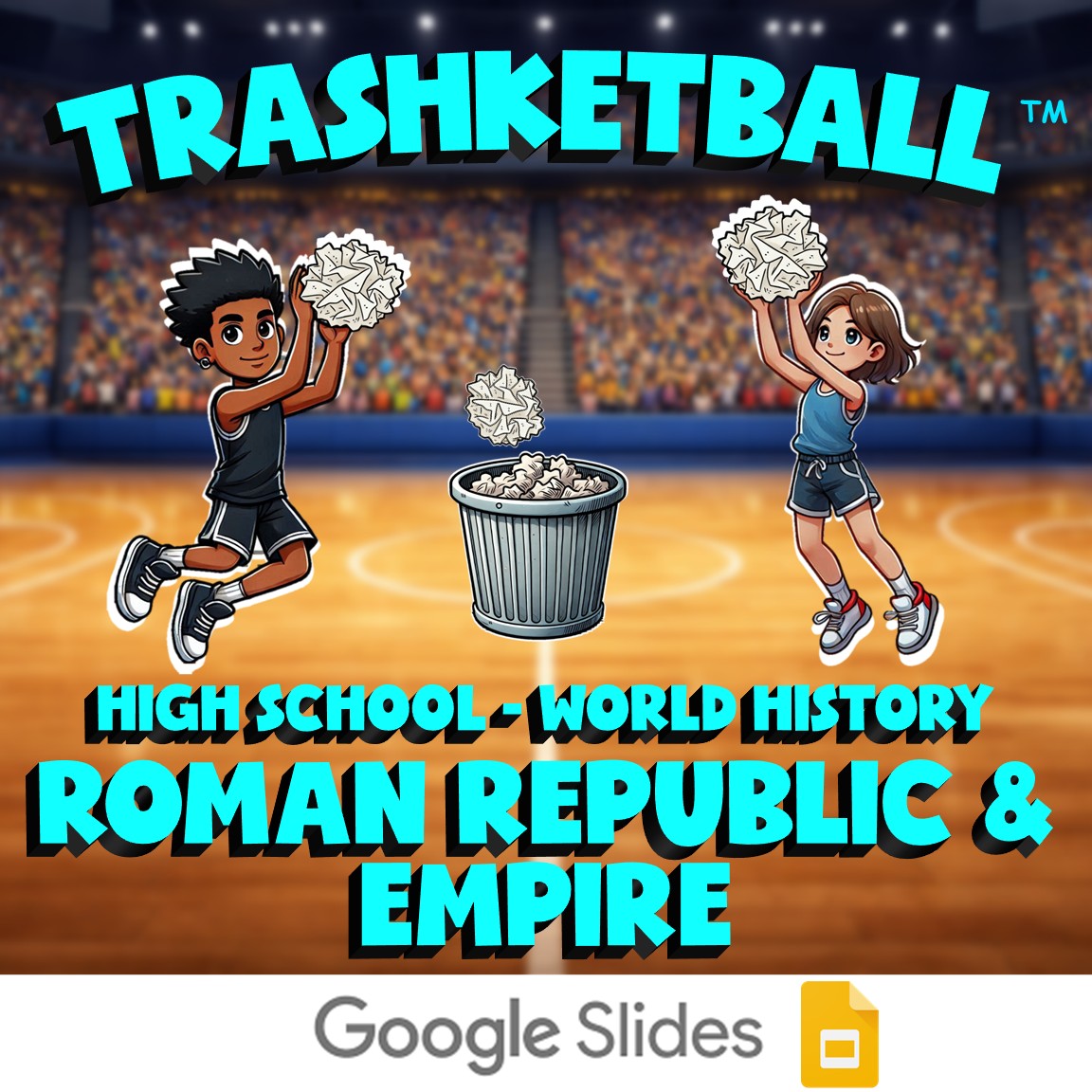 Roman Republic & Empire TRASHKETBALL Game - No Prep World History Review