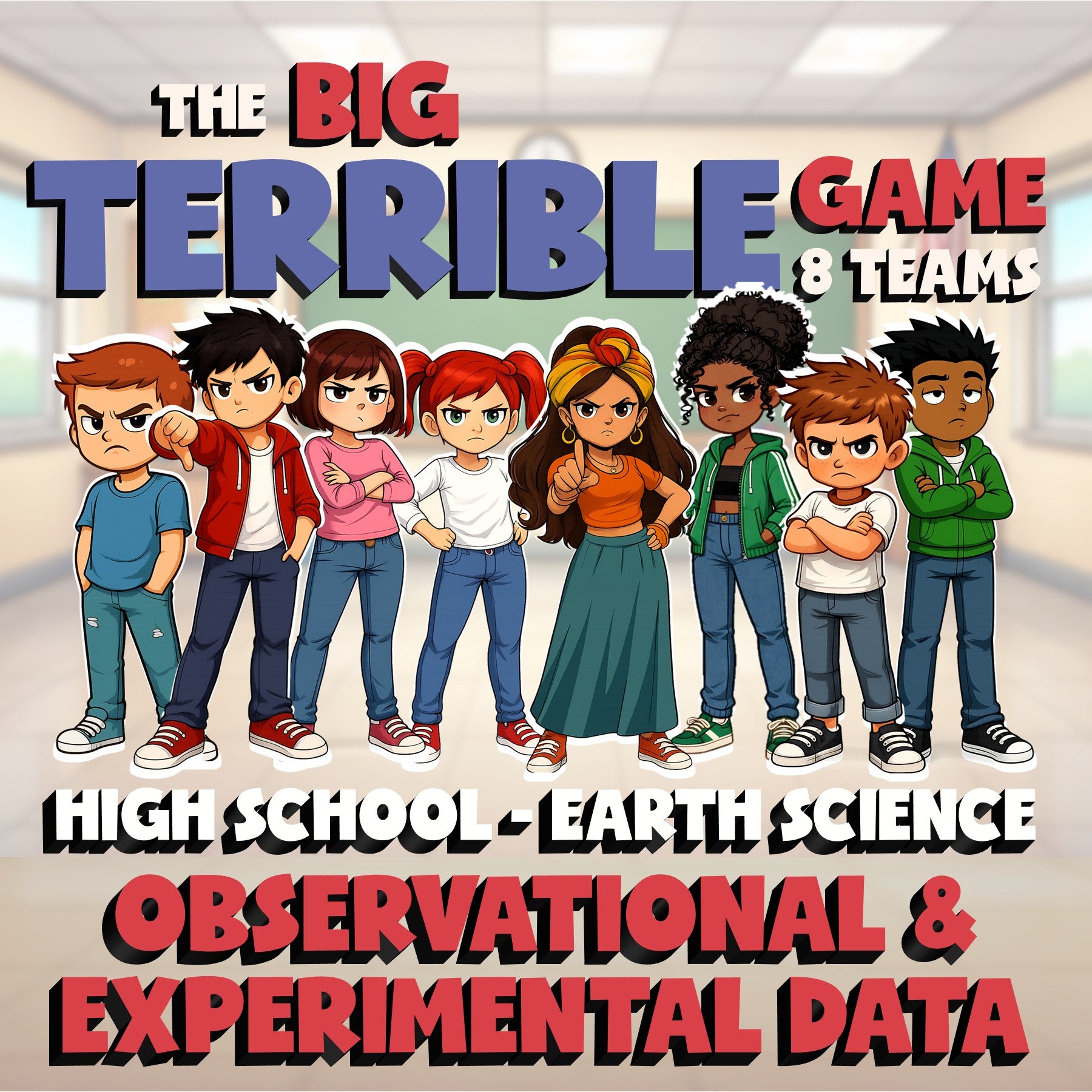 Observational & Experimental Data BIG TERRIBLE GAME - Earth Science Review