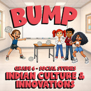 Indian Culture & Innovations BUMP Socials Game - No Prep Grade 6 Review Activity