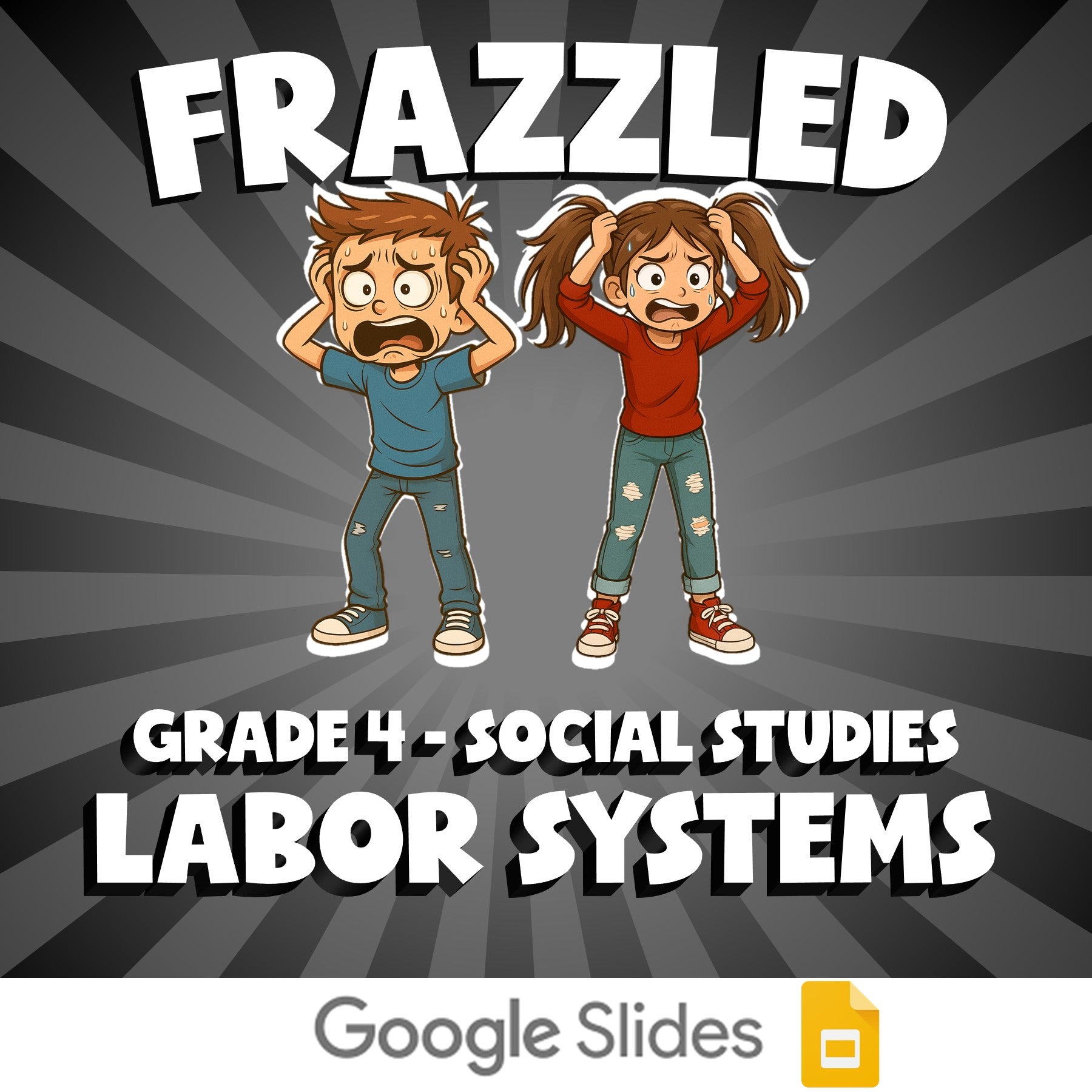 Labor Systems FRAZZLED Socials Game - No Prep Grade 4 Review Activity