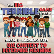 Use Context to Determine Meaning BIG TERRIBLE GAME - No Prep Grade 5 ELA Review