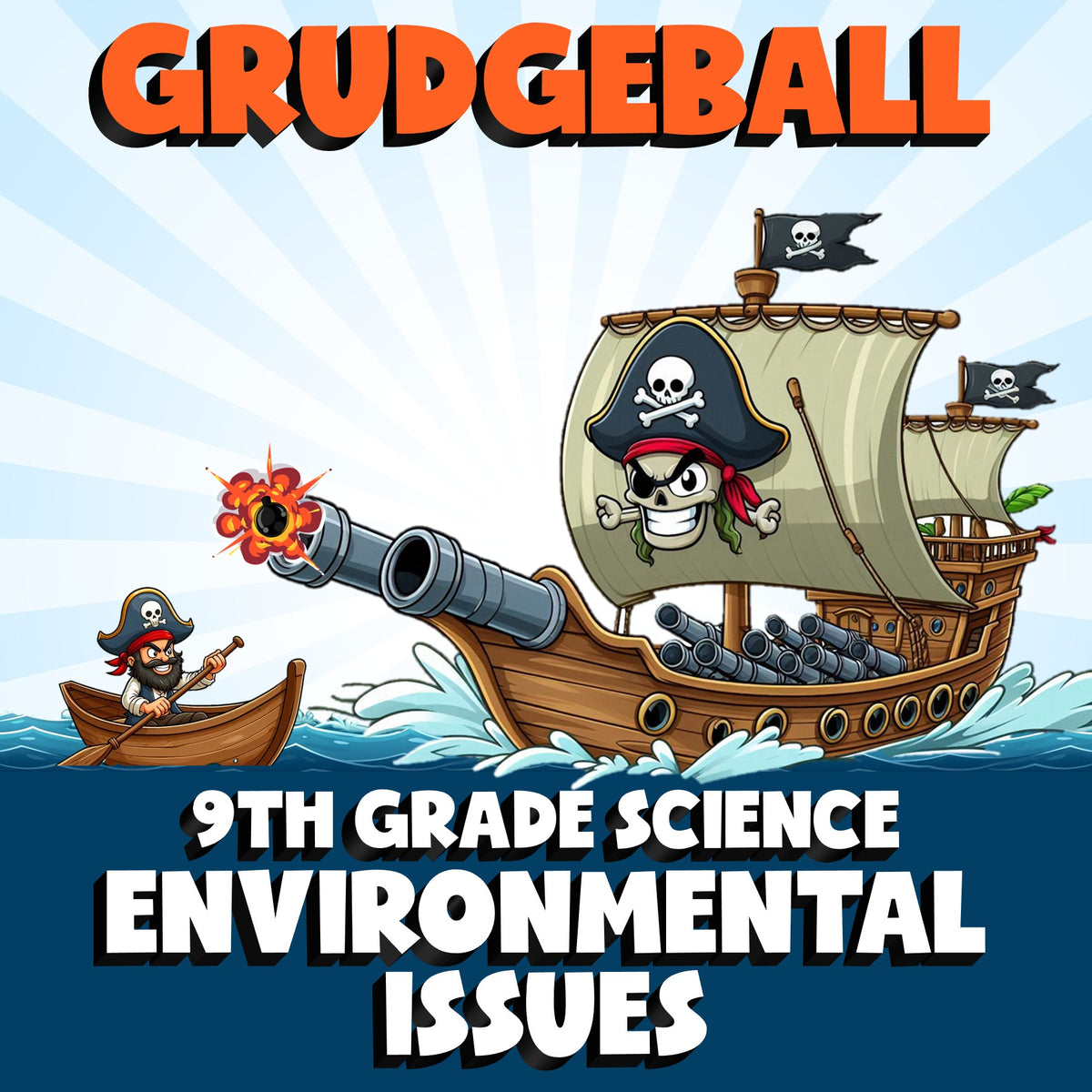 Environmental Issues GRUDGEBALL Science Game - No Prep Grade 9 Review Activity