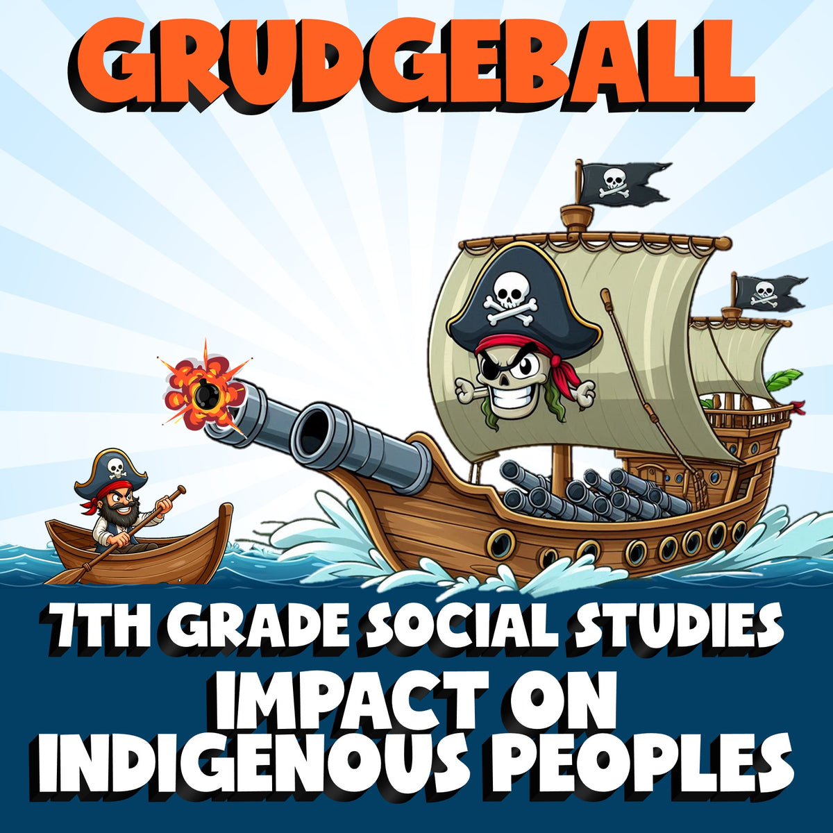 Impact on Indigenous Peoples GRUDGEBALL Socials Game - No Prep Grade 7 Review