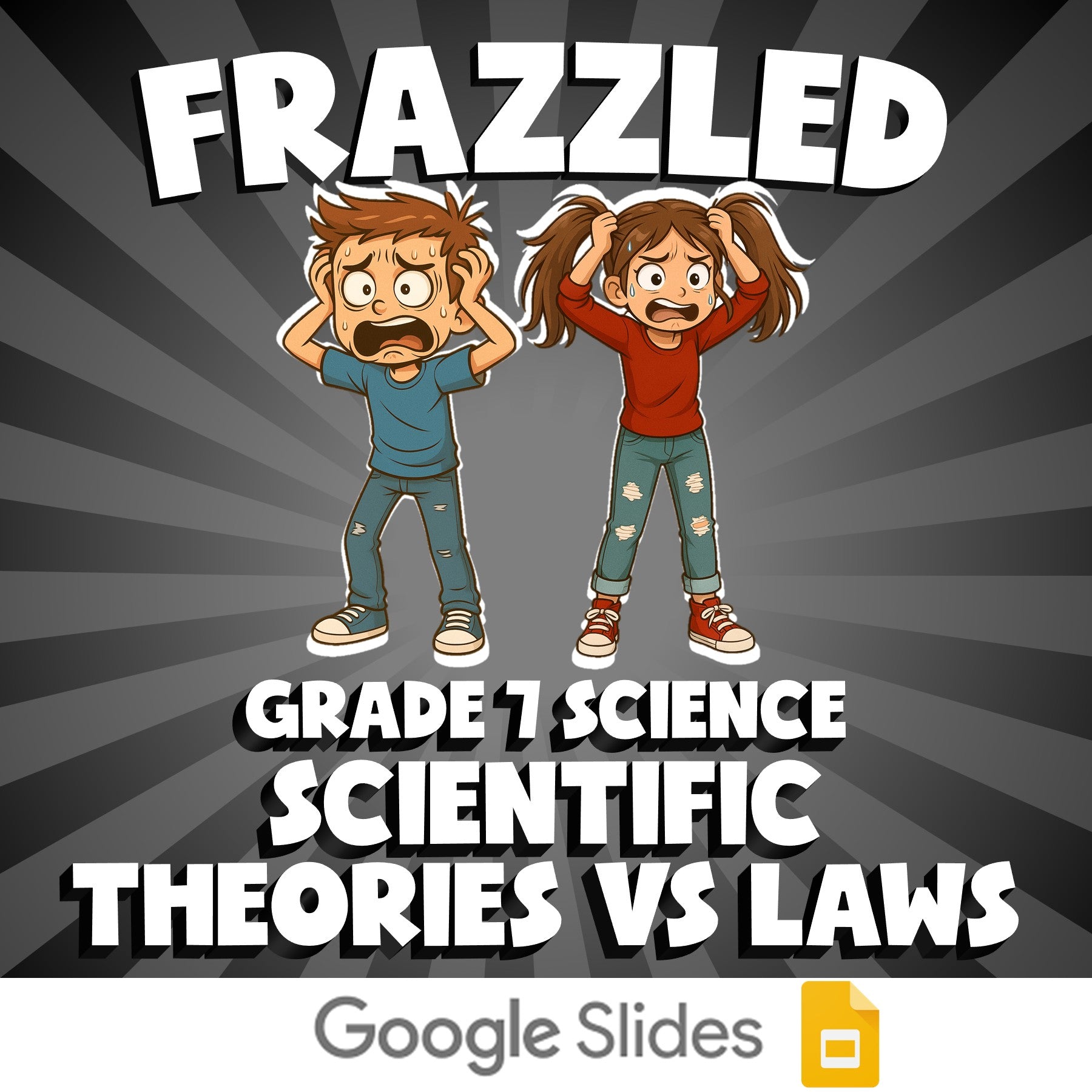Scientific Theories vs Laws FRAZZLED Science Game - No Prep Grade 7 Review