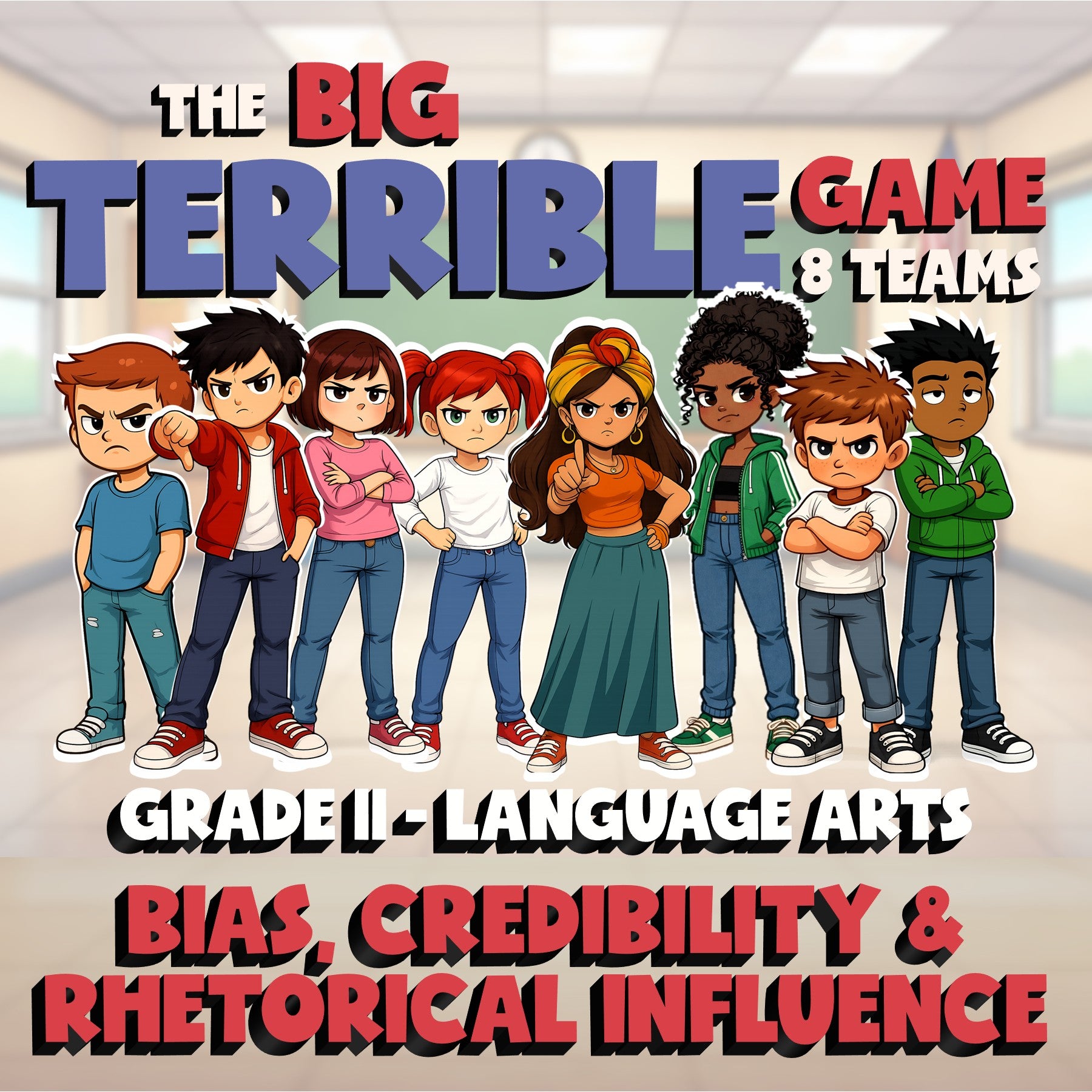 Bias, Credibility & Rhetorical Influence BIG TERRIBLE GAME - Grade 11 ELA Review
