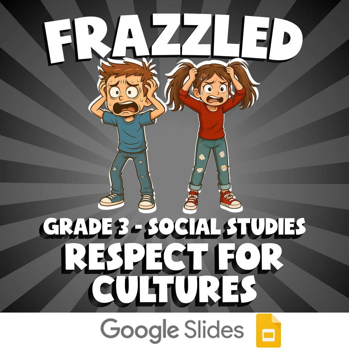 Respect for Cultures FRAZZLED Socials Game - No Prep Grade 3 Review Activity