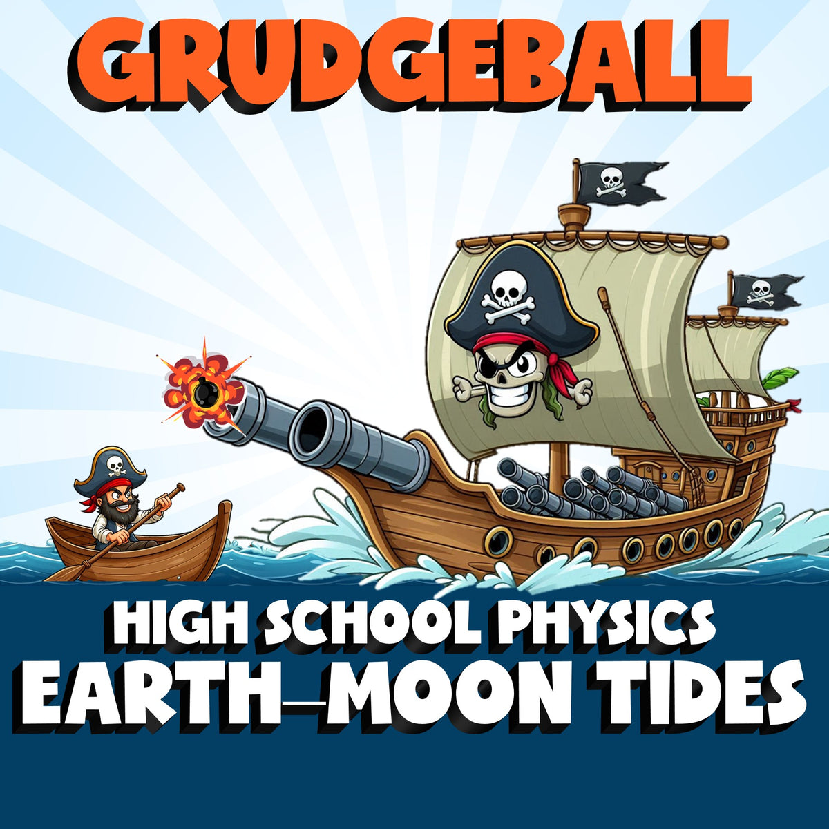 Earth–Moon Tides GRUDGEBALL Science Game - No Prep Physics Review Activity