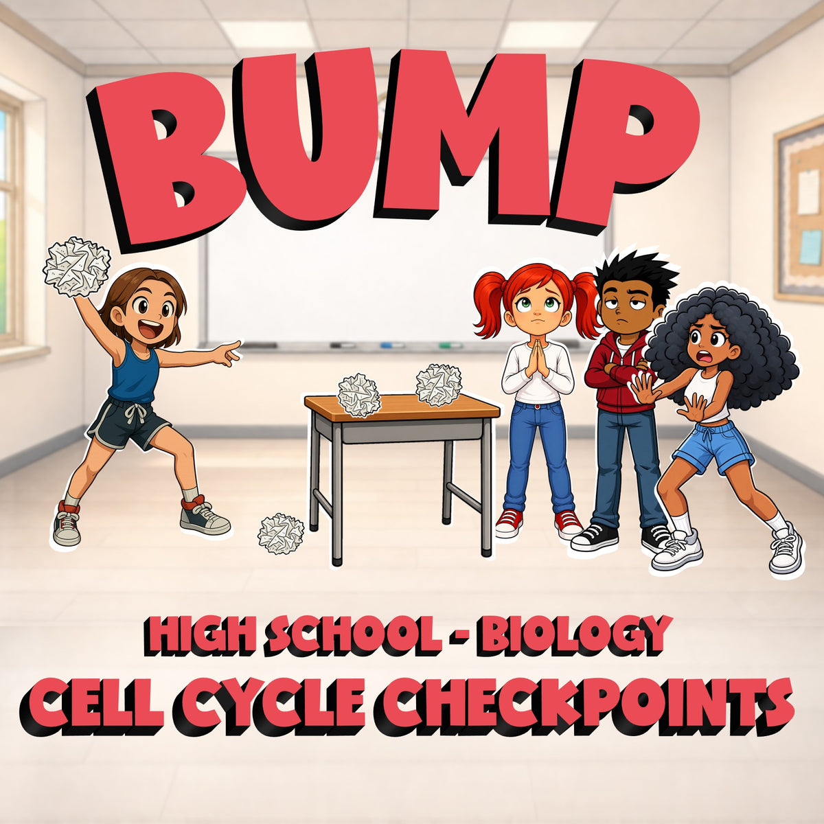 Cell Cycle Checkpoints BUMP Science Game - No Prep Biology Review Activity
