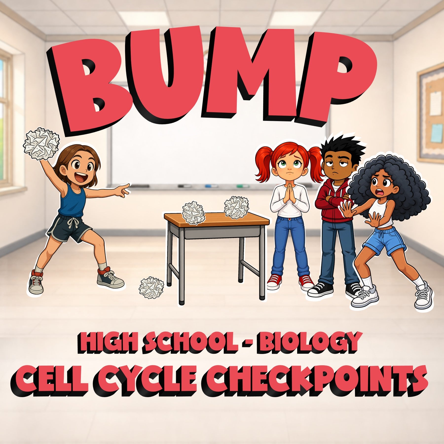 Cell Cycle Checkpoints BUMP Science Game - No Prep Biology Review Activity