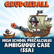Ambiguous Case (SSA) GRUDGEBALL Math Game - No Prep PreCalculus Review Activity