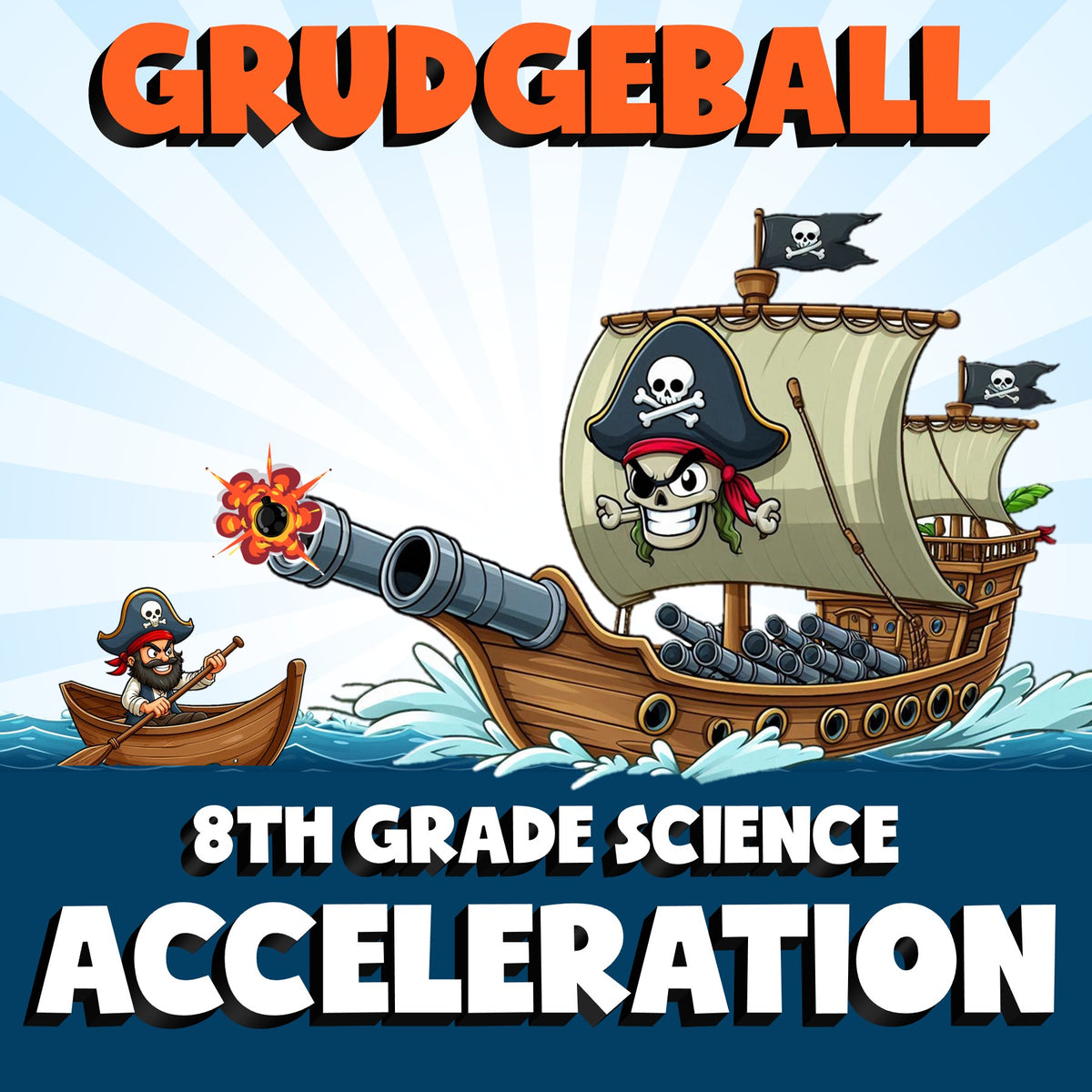 Acceleration GRUDGEBALL Science Game - No Prep Grade 8 Review Activity