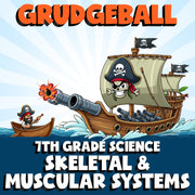 Skeletal & Muscular Systems GRUDGEBALL Science Game - No Prep Grade 7 Review