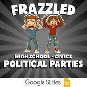 Political Parties FRAZZLED Civics Game - No Prep Review Activity