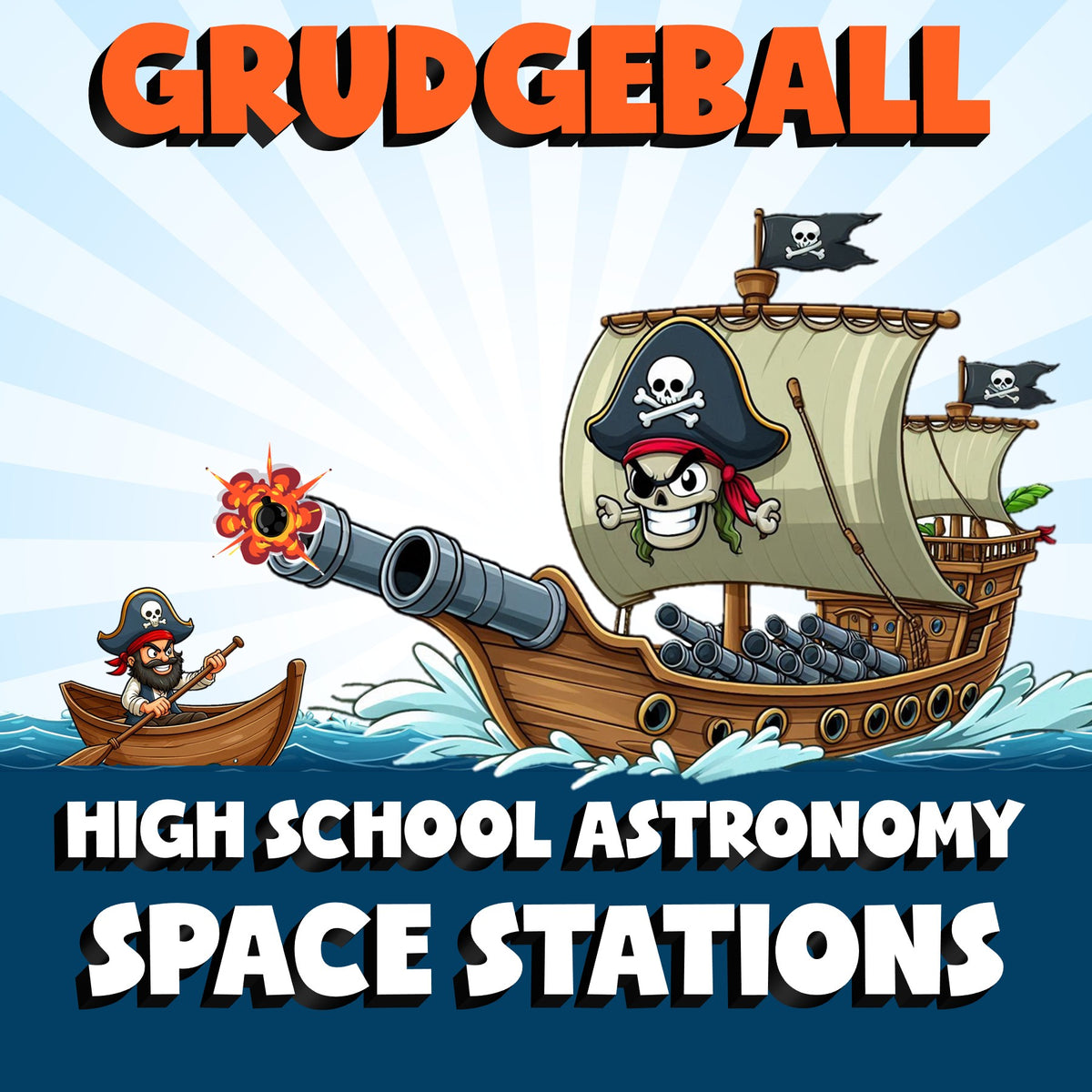 Space Stations GRUDGEBALL Science Game - No Prep Astronomy Review Activity