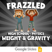 Weight & Gravity FRAZZLED Science Game - No Prep Physics Review Activity