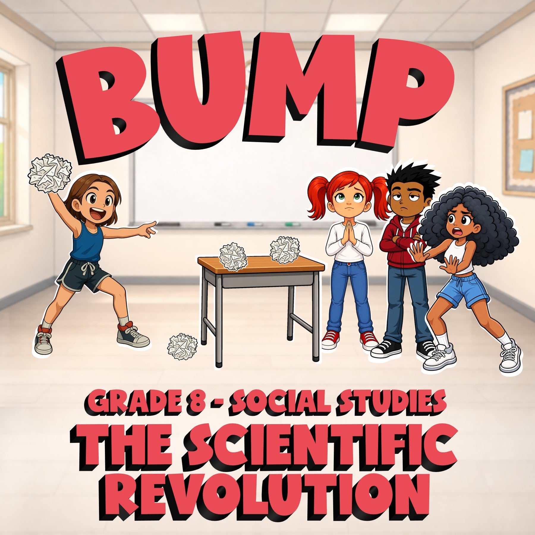 The Scientific Revolution BUMP Socials Game - No Prep Grade 8 Review Activity