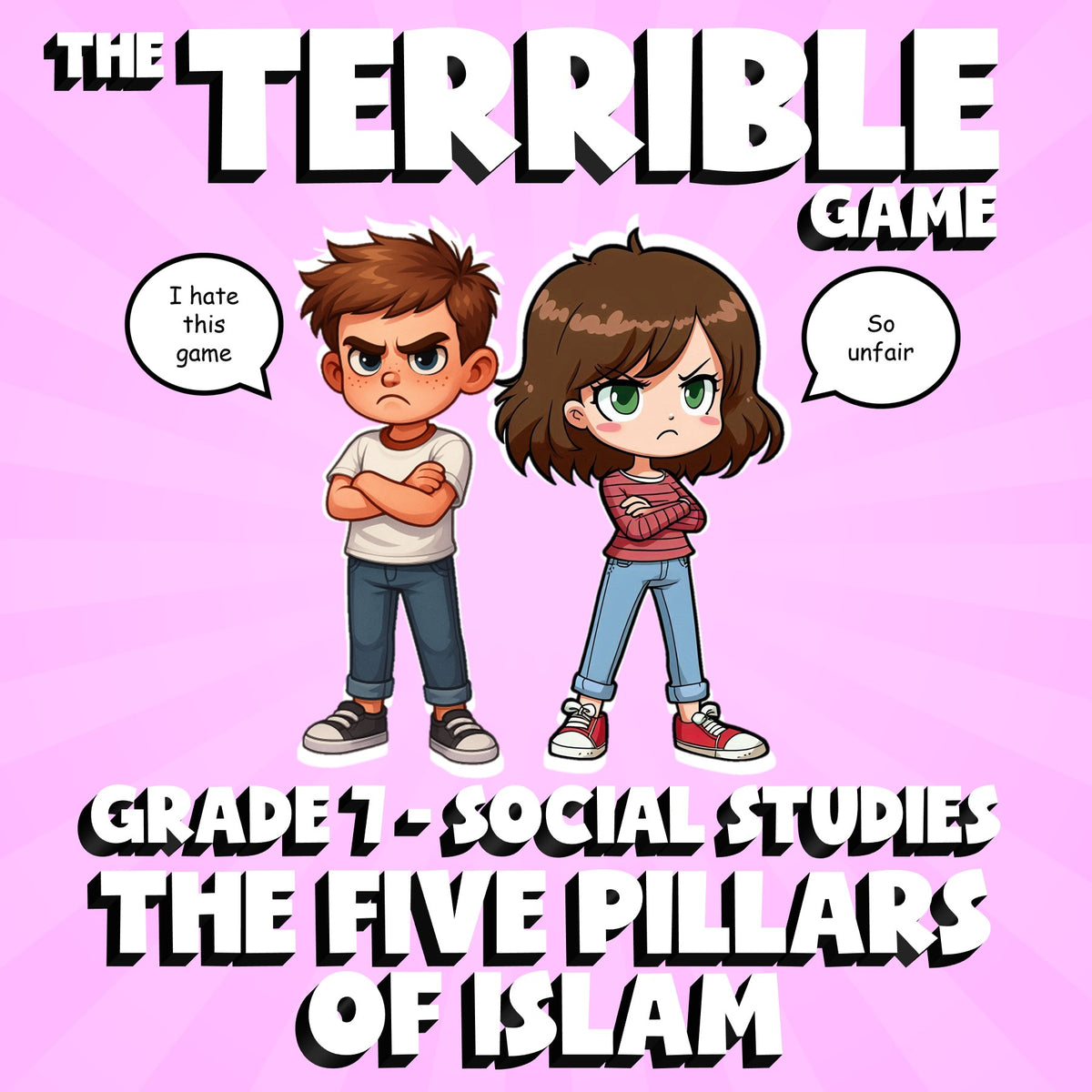 The Five Pillars of Islam THE TERRIBLE GAME - No Prep Grade 7 Socials Review