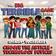 Choose The Article - Technology Devices BIG TERRIBLE GAME - Spanish Exercise