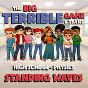 Standing Waves BIG TERRIBLE GAME - No Prep Physics Science Review Activity