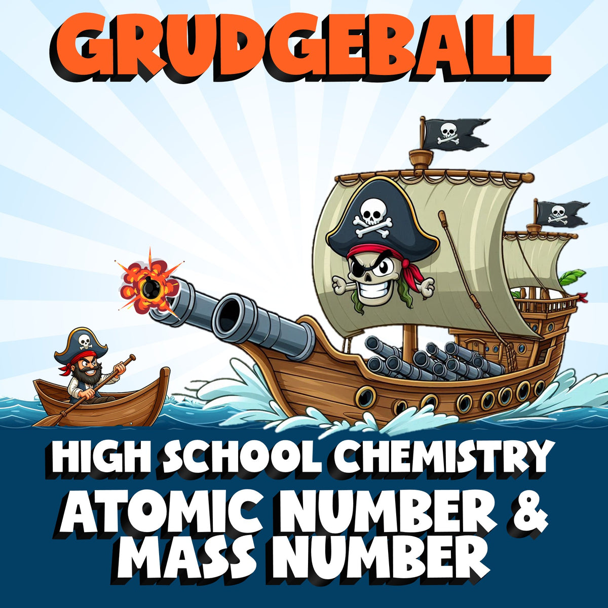 Atomic Number & Mass Number GRUDGEBALL Science Game - No Prep Chemistry Review