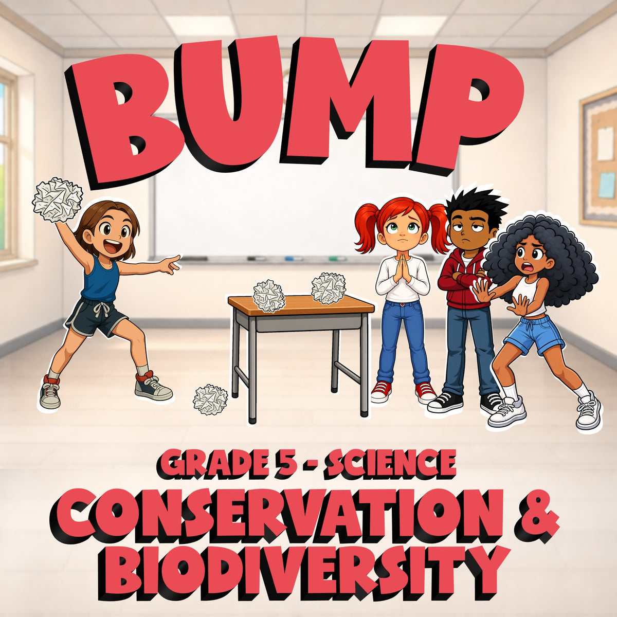 Conservation & Biodiversity BUMP Science Game - No Prep Grade 5 Review Activity
