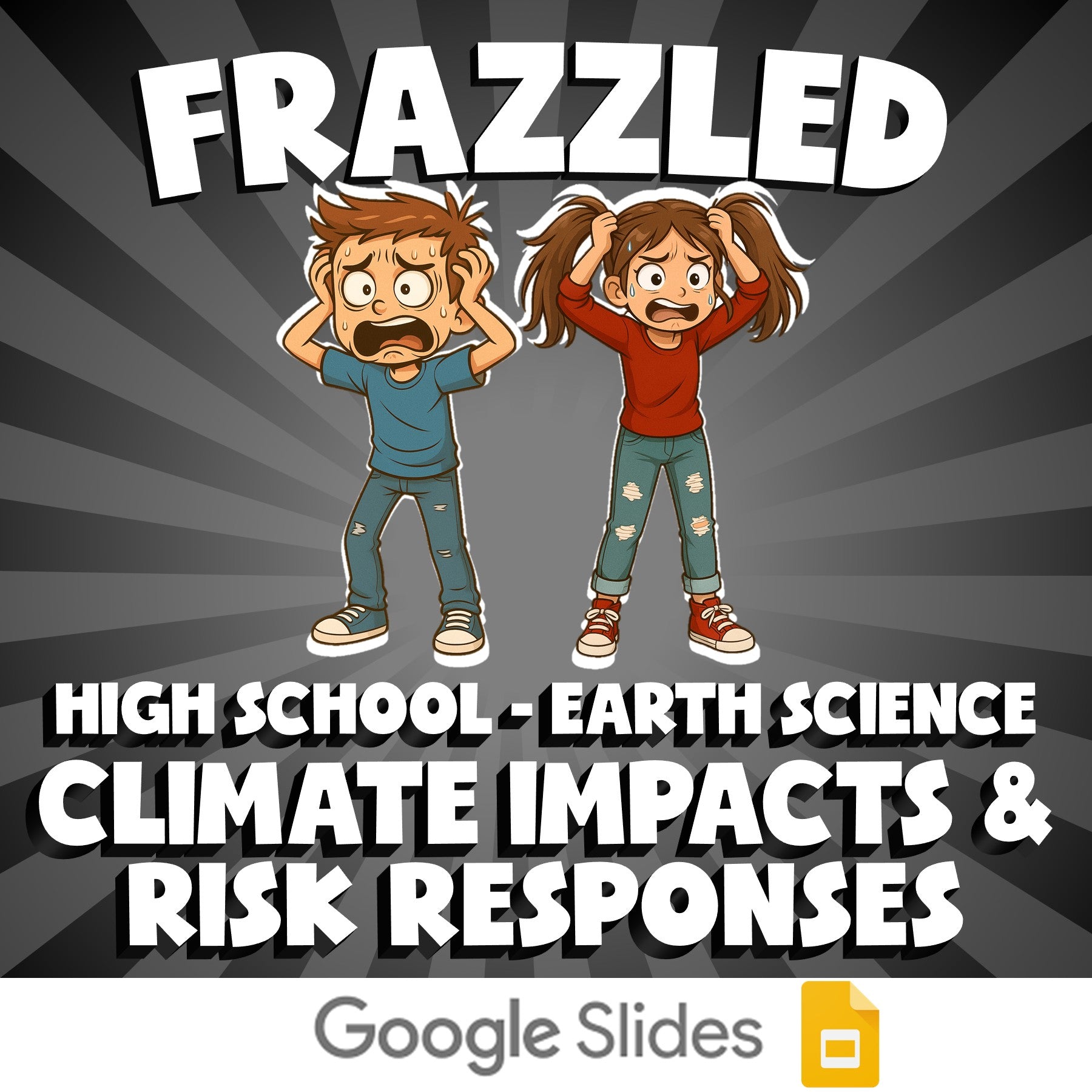 Climate Impacts & Risk Responses FRAZZLED Game - No Prep Earth Science Review