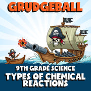 Types of Chemical Reactions GRUDGEBALL Science Game - No Prep Grade 9 Review