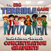 Concentration Gradients BIG TERRIBLE GAME - No Prep Biology Science Review