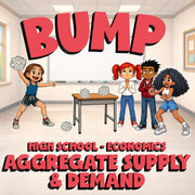 Aggregate Supply & Demand BUMP Economics Game - No Prep Review Activity