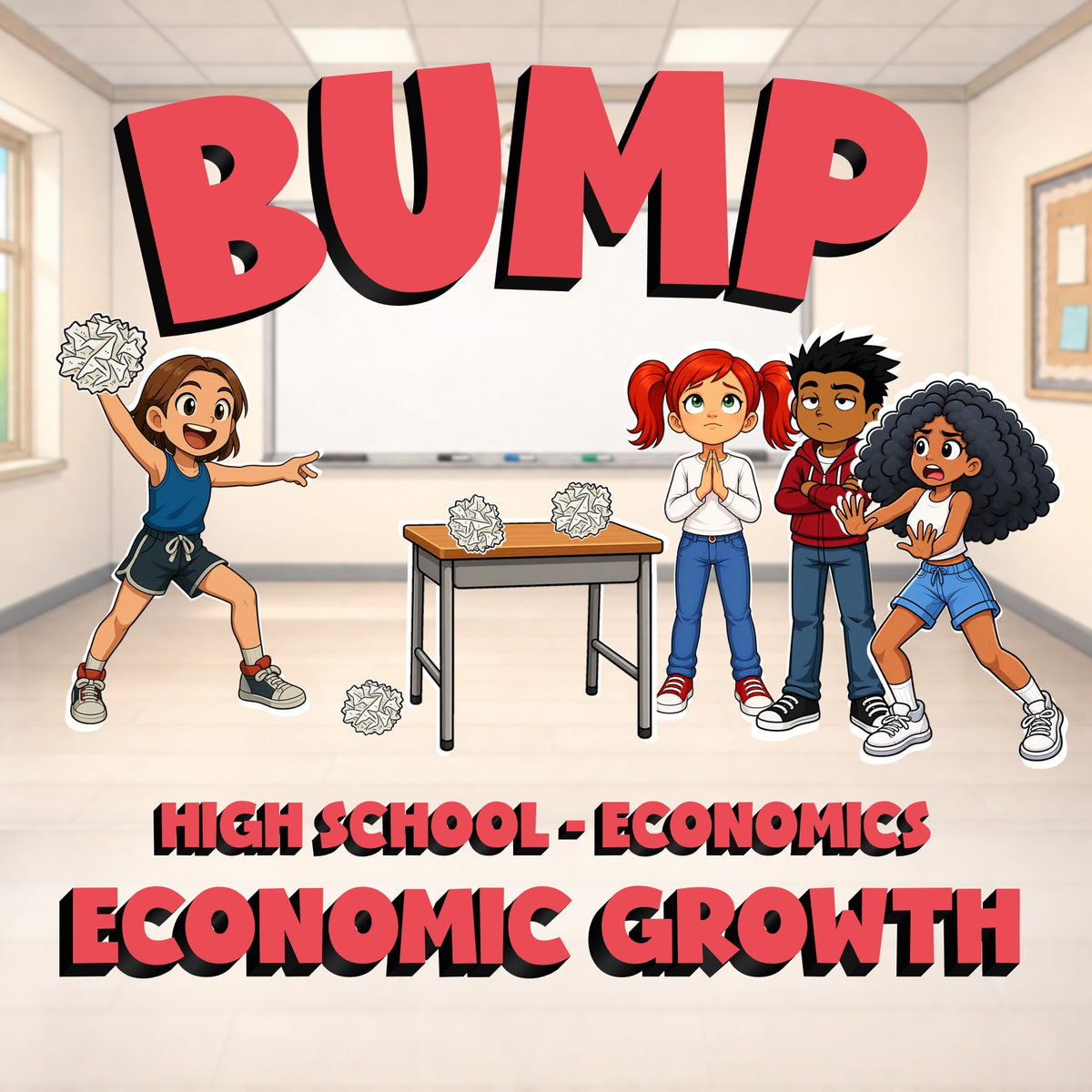 Economic Growth BUMP Economics Game - No Prep Review Activity