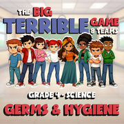 Germs & Hygiene BIG TERRIBLE GAME - No Prep Grade 4 Science Review Activity