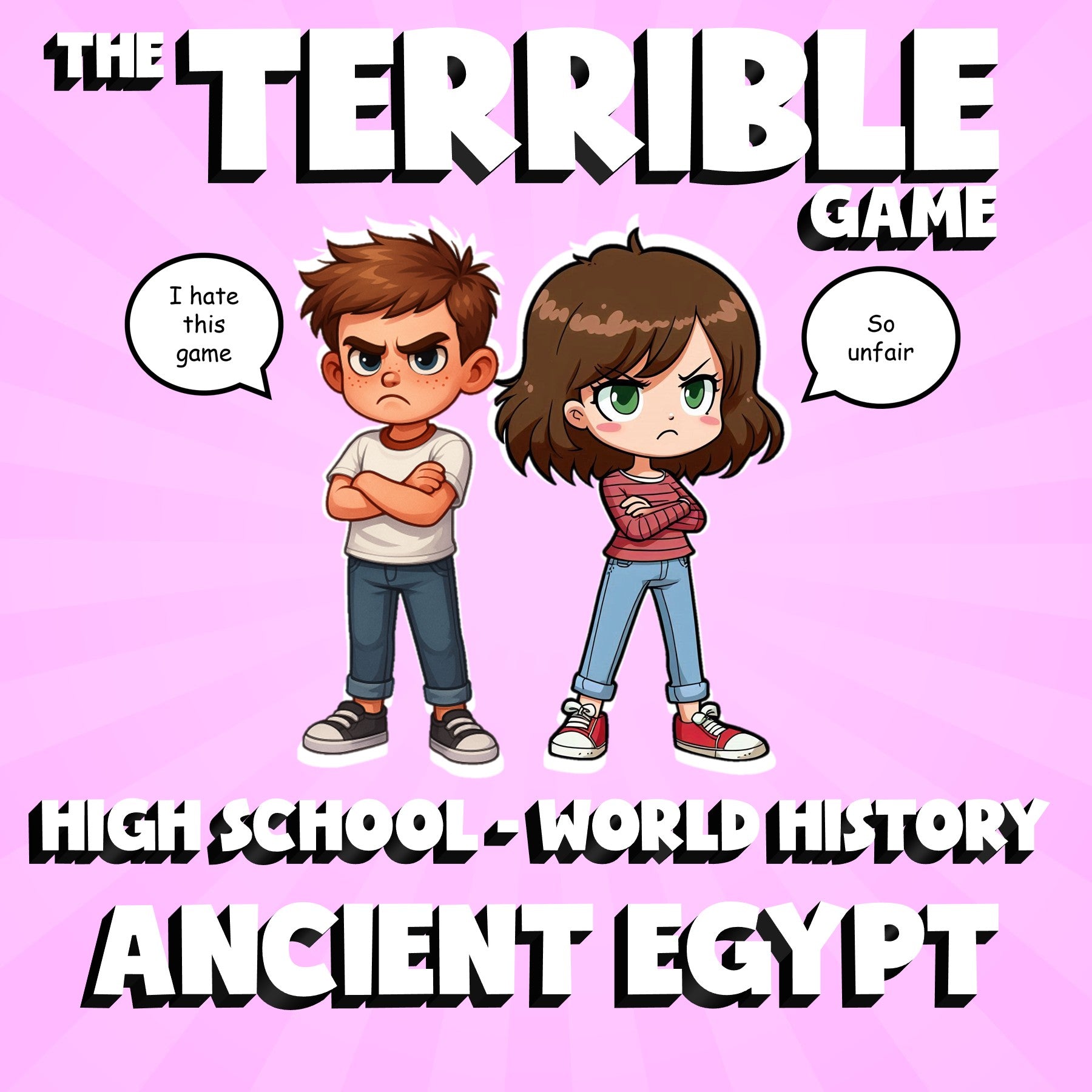 Ancient Egypt THE TERRIBLE GAME - No Prep World History Review Activity