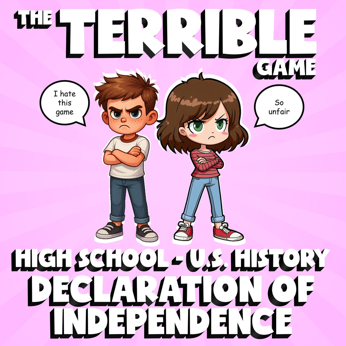 Declaration of Independence THE TERRIBLE GAME - No Prep U.S. History Review