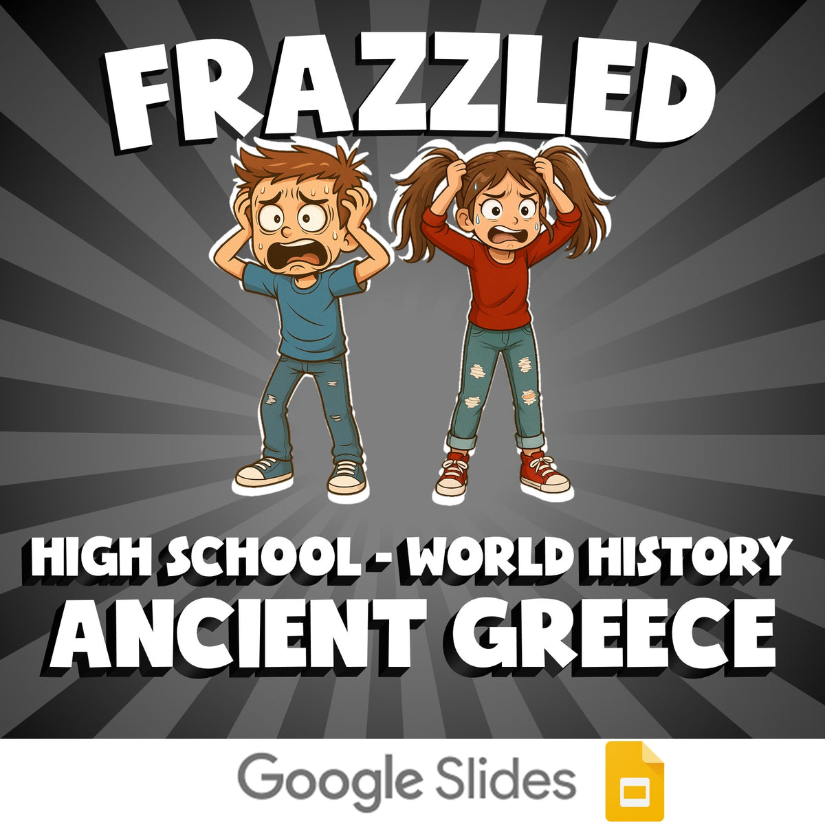 Ancient Greece FRAZZLED Game - No Prep World History Review Activity