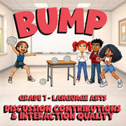 Discussion Contributions & Interaction Quality BUMP ELA Game - No Prep Grade 7