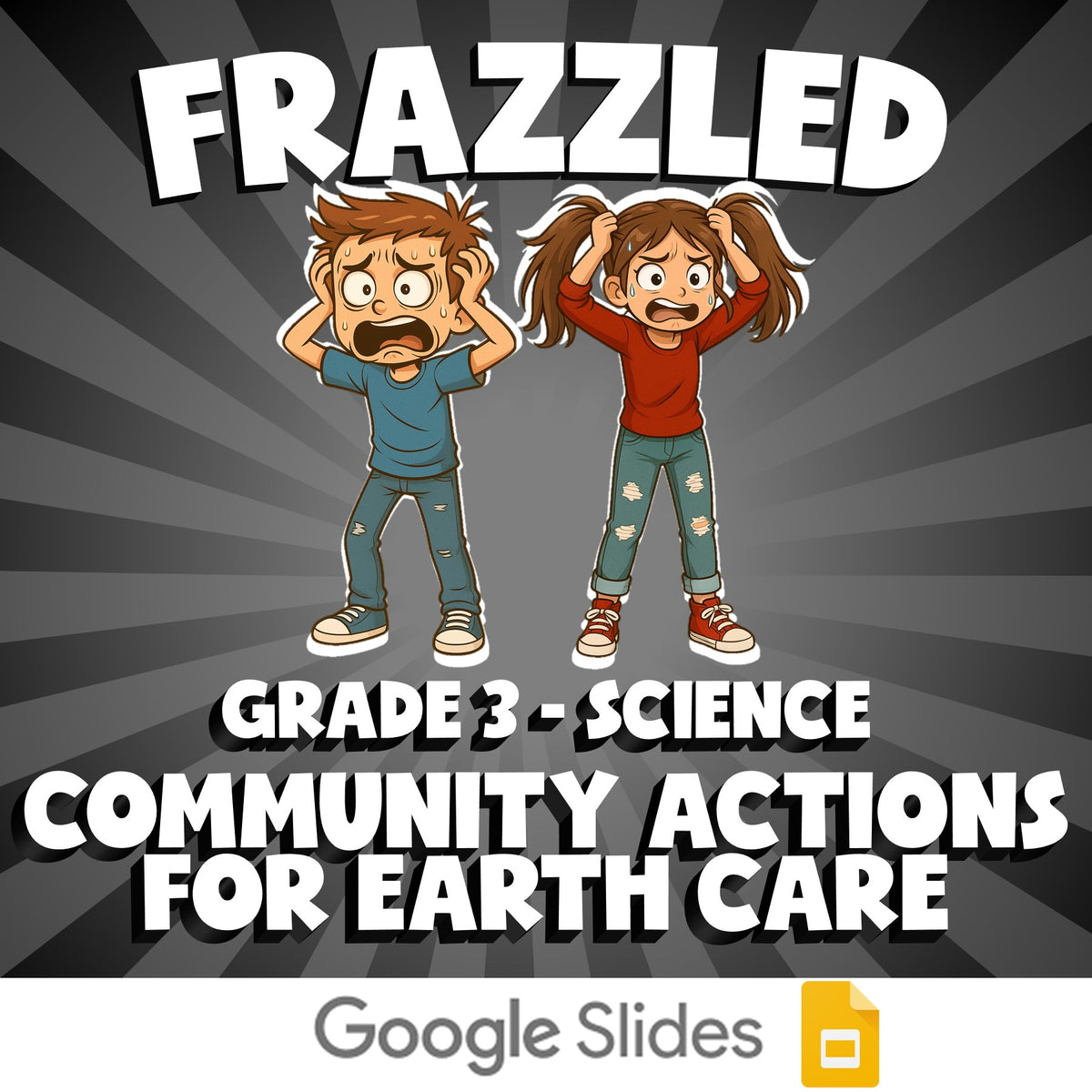 Community Actions for Earth Care FRAZZLED Science Game - No Prep Grade 3 Review