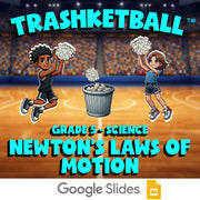 Newton’s Laws of Motion TRASHKETBALL Science Game - No Prep Grade 5 Review