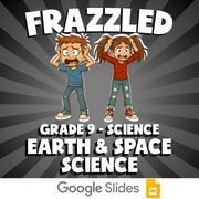 EARTH & SPACE SCIENCE FRAZZLED Science Game - No Prep Grade 9 Review Activity