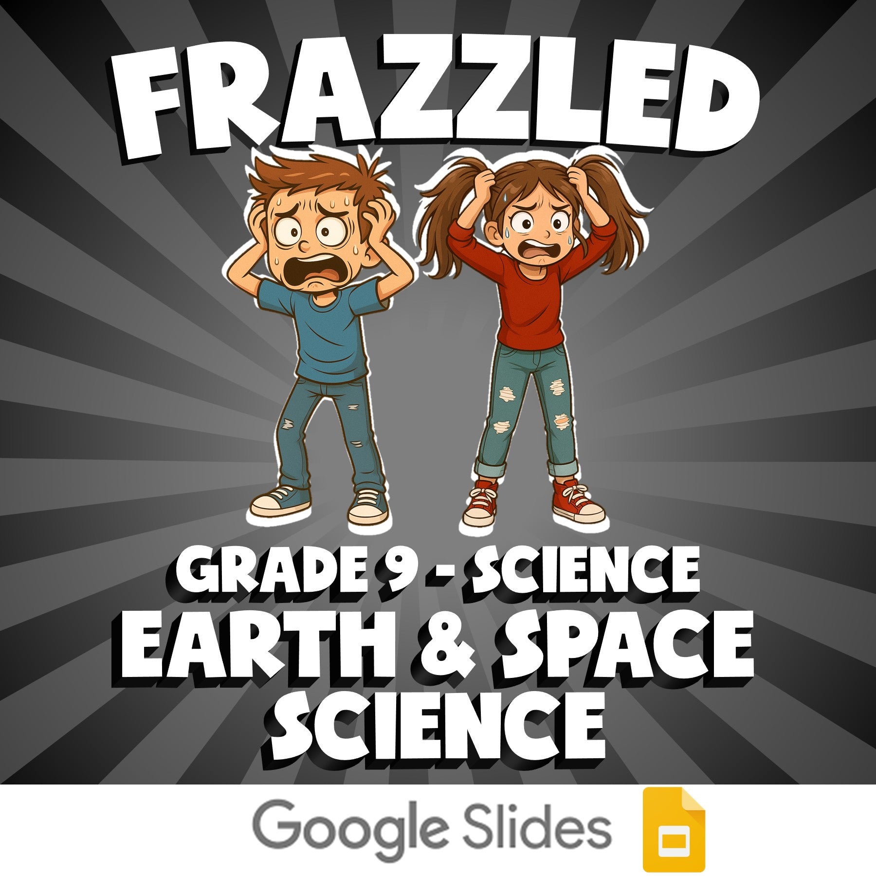 EARTH & SPACE SCIENCE FRAZZLED Science Game - No Prep Grade 9 Review Activity