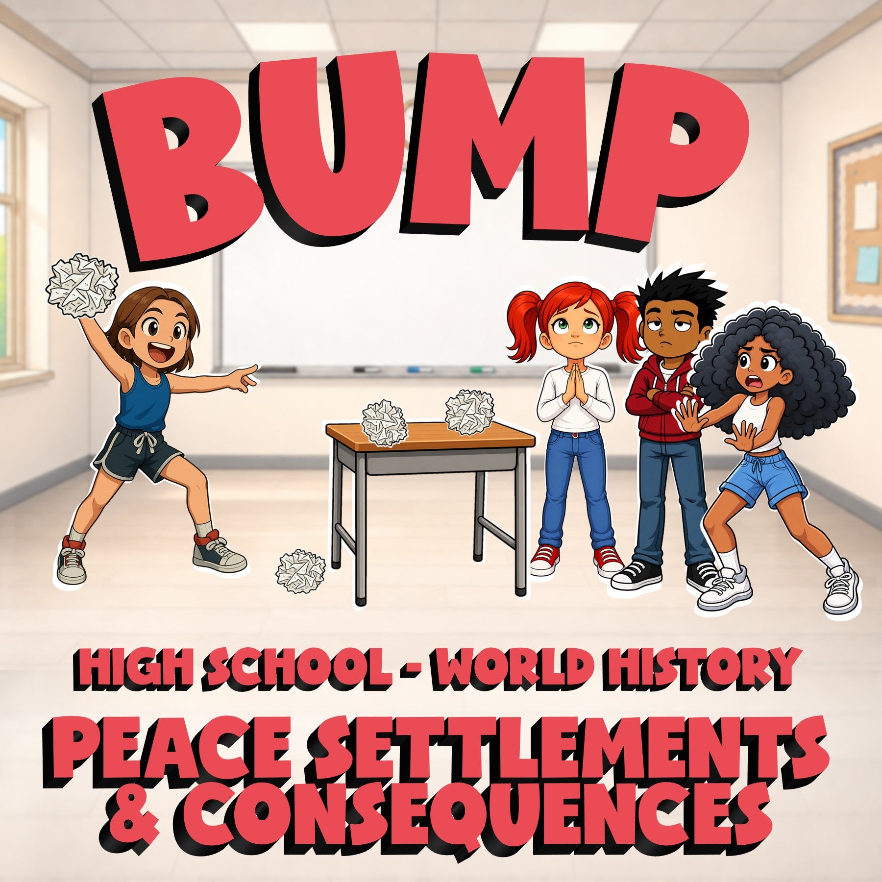 Peace Settlements & Consequences BUMP Game - No Prep World History Review
