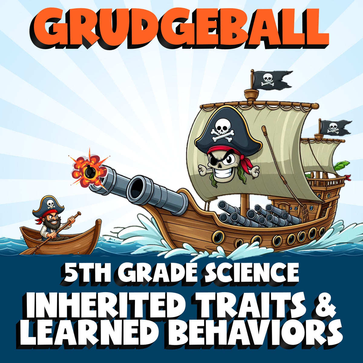 Inherited Traits & Learned Behaviors GRUDGEBALL Science Game - No Prep Grade 5