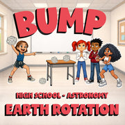 Earth Rotation BUMP Science Game - No Prep Astronomy Review Activity