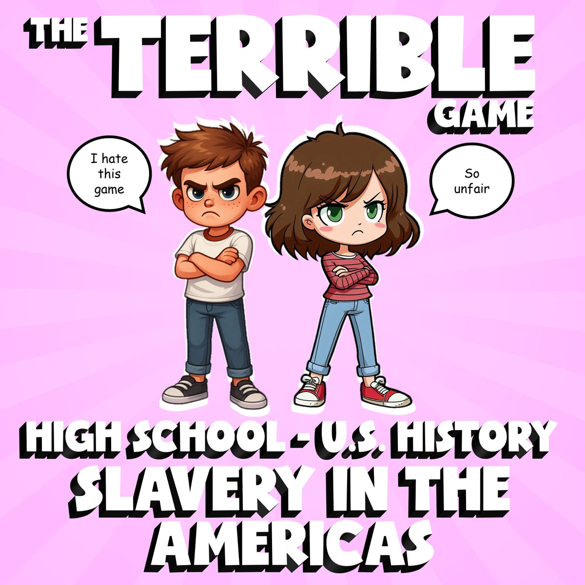 Slavery in the Americas THE TERRIBLE GAME - No Prep U.S. History Review Activity