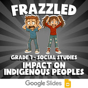 Impact on Indigenous Peoples FRAZZLED Socials Game - No Prep Grade 7 Review