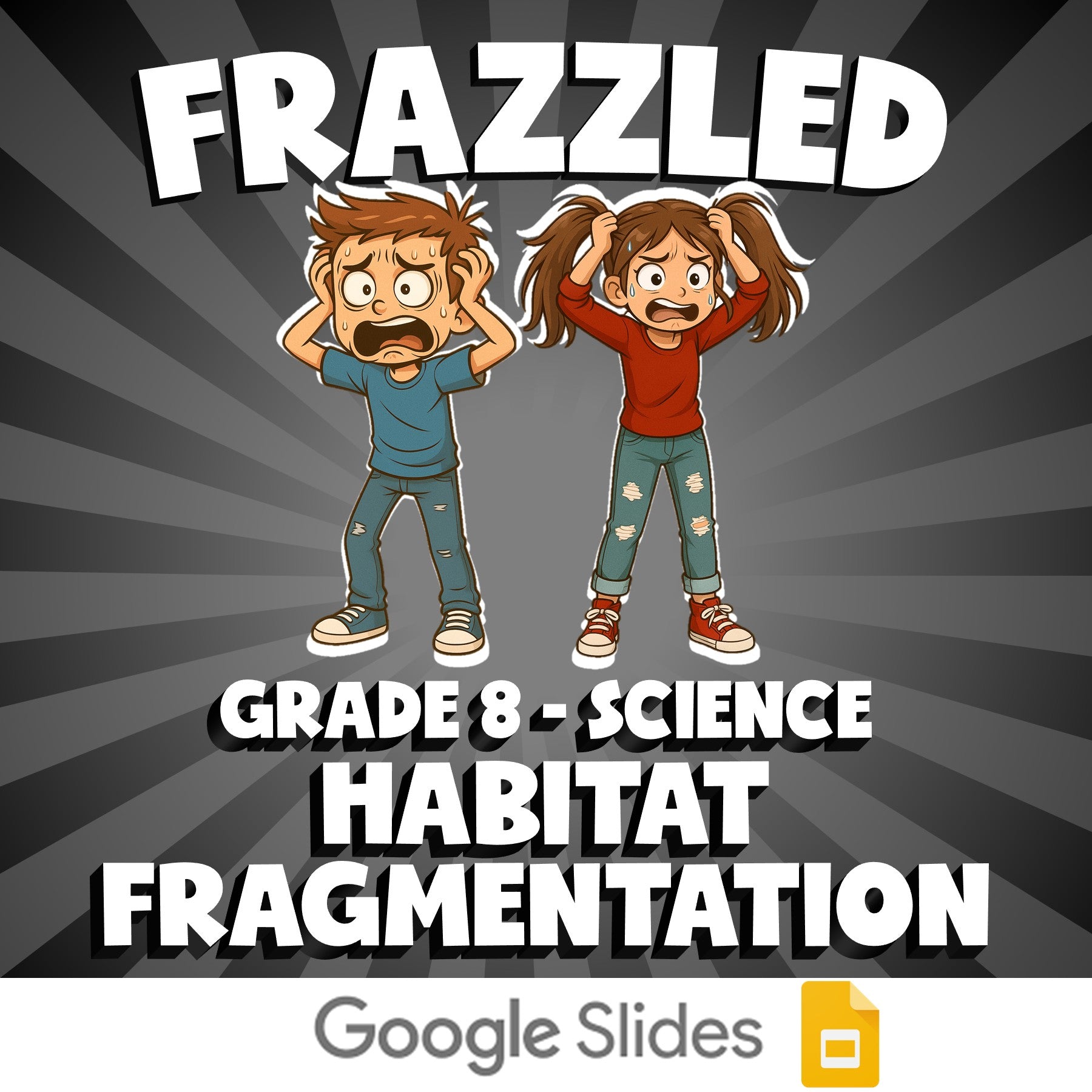 Habitat Fragmentation FRAZZLED Science Game - No Prep Grade 8 Review Activity